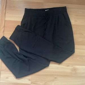 Black jogger pants